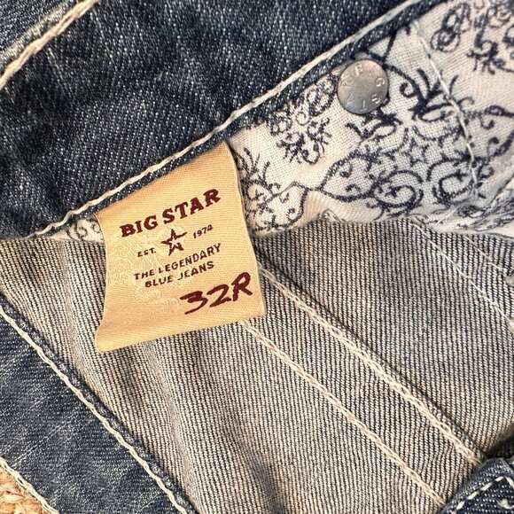 NWT Big Star Jeans Maddie Mid Rise Boot Sz 32R - Picture 9 of 11